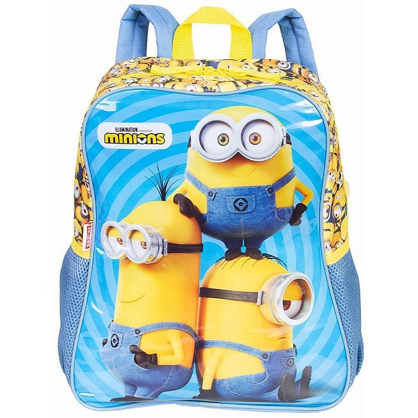 Mochila Infantil Minions Media 38CM