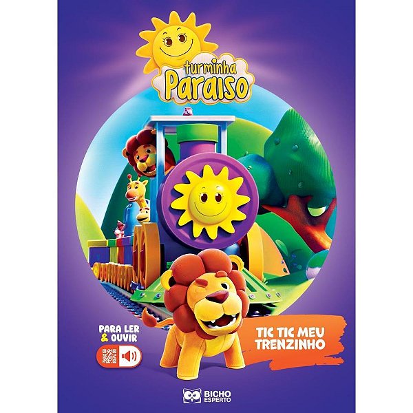 Livro Infantil Ilustrado Histórias Turminha Paraíso 10 Páginas Pacote com 8