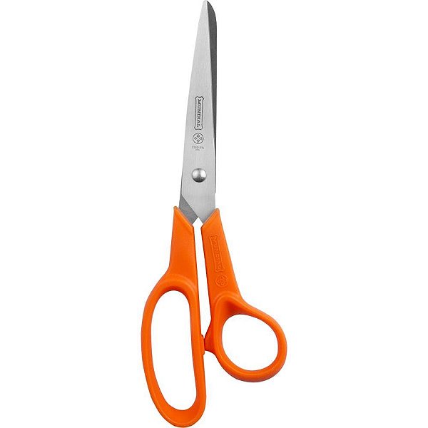 Tesoura Multiuso Fio Liso Laranja 21,6CM – Mundial