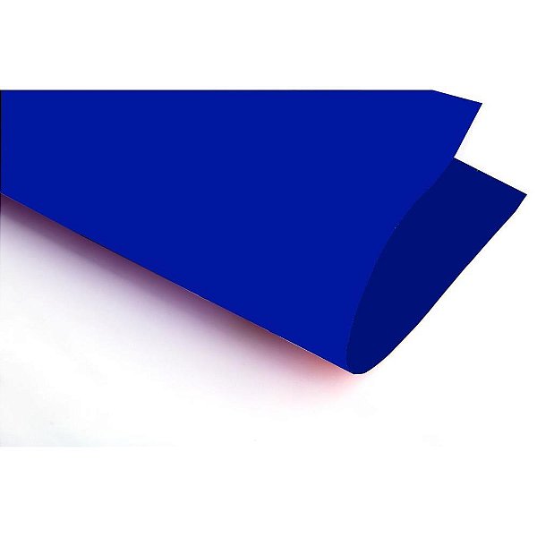 Papel Cartolina Dupla Face Color SET 48X66CM Azul Escuro Pacote com 20 1