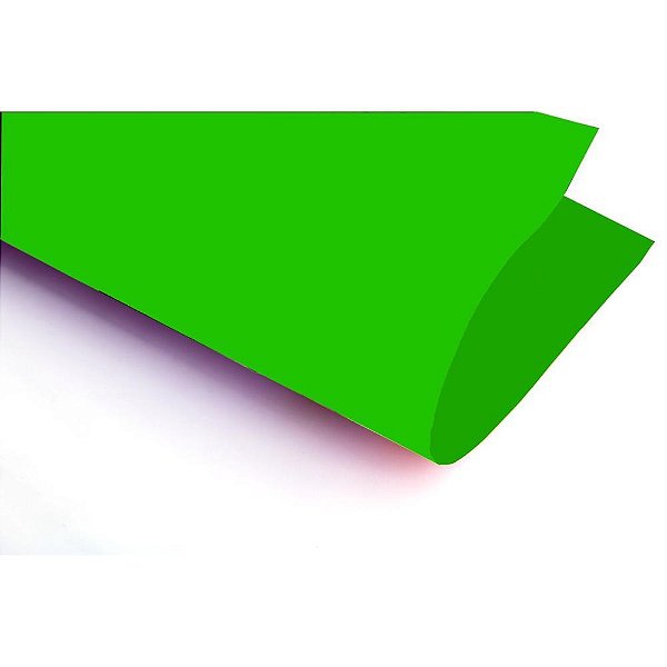 Papel Cartolina Dupla Face Color SET 48X66CM Verde Bandeira Pacote com 20
