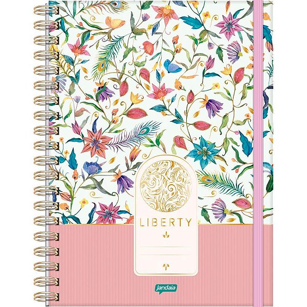 Caderno 1X1 Capa Dura Liberty Neo 80 Folhas
