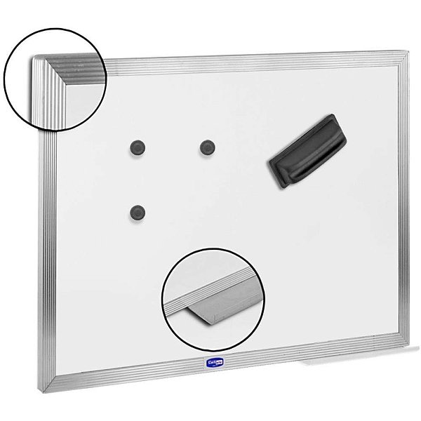 Quadro Aviso Magnético 100X80CM Alumínio POP