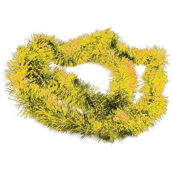 Artigo para Decoração Natal Festão Metalizado 5CM X 2M Ouro