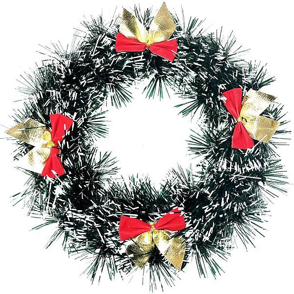 Artigo para Decoracao Natal Guirlanda 25CM Decorada RF338