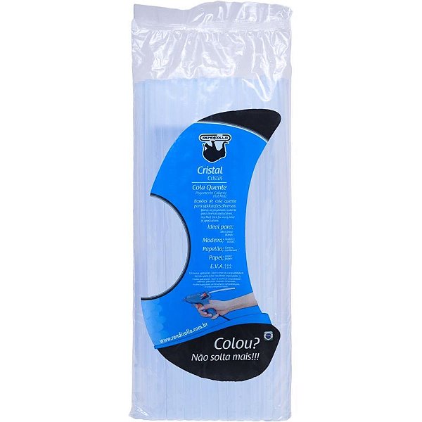 Cola Quente Refil Fina 500G Cristal 7,5X30CM