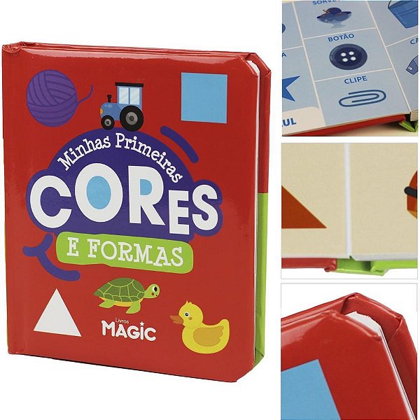 Livro Infantil Minhas Primeiras Cores e Formas