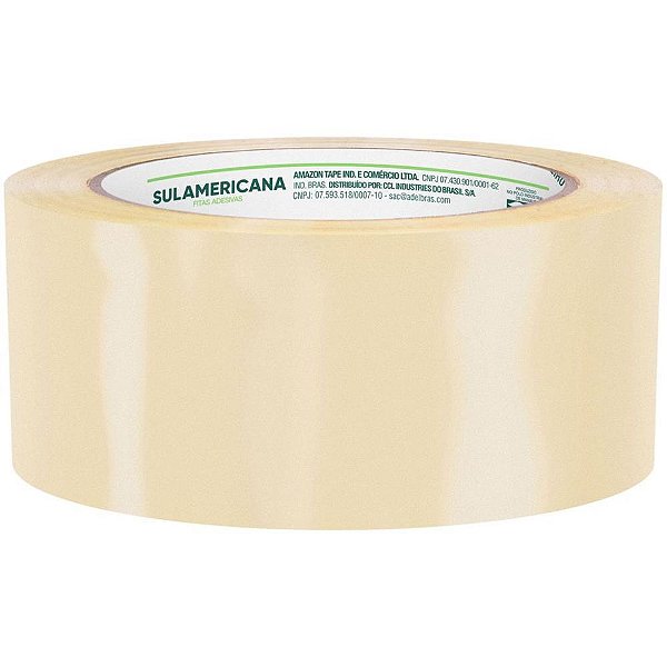 Fita para Empacotamento Sulamericana PP 48MM X 100M Transparente Caixa com 72