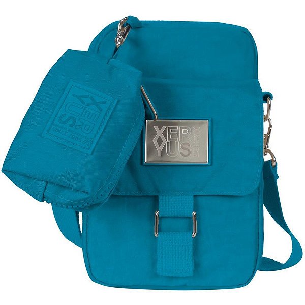 Bolsa Feminina BAG TRENDY 03 Azul Petróleo Lateral