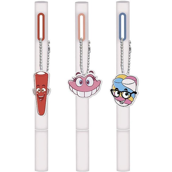 Caneta Marca Texto Fini com Aroma e Pingente Personalizado Blister
