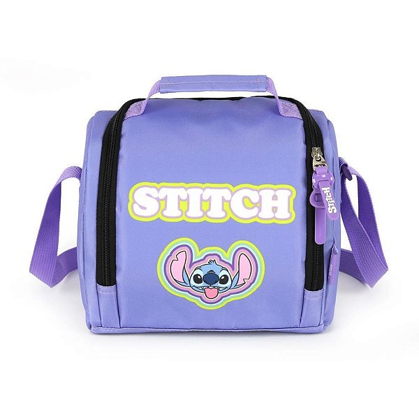 Lancheira Térmica STITCH Mão e OMBRO Lilás