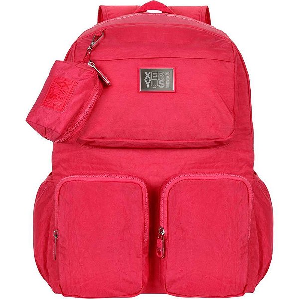 Mochila TRENDY PINK com Bolsa Chaveiro
