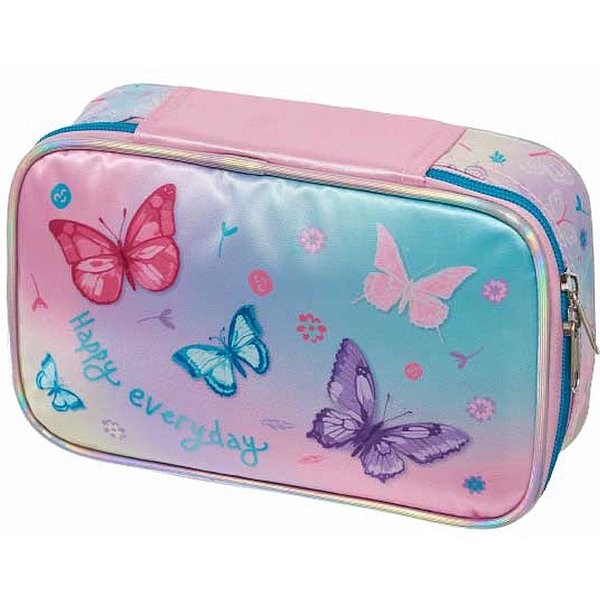 Estojo BOX PACK ME WINGS Cetim com Glitter e ALTO Relevo
