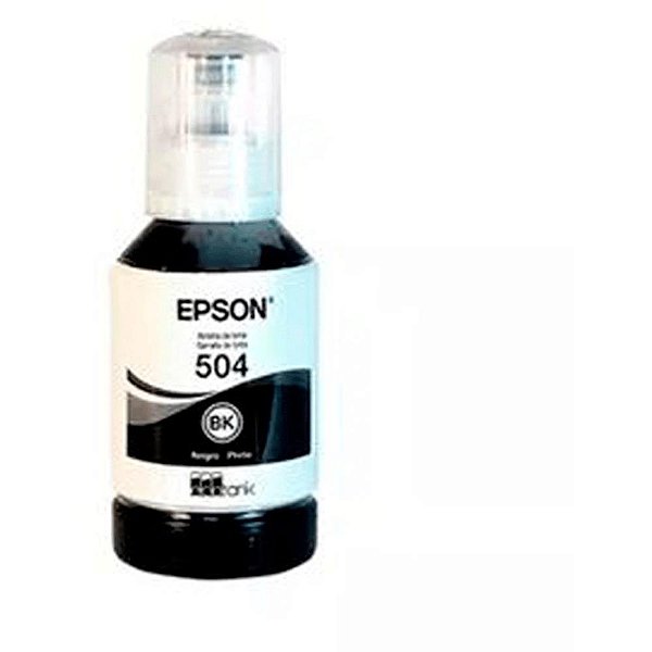 Refil Tanque Tinta EPSON T504 Preto 127ML T504122-BR