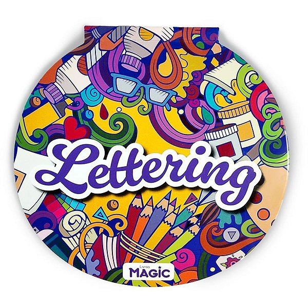 Livro de Colorir Lettering 24 Páginas 17,5CM