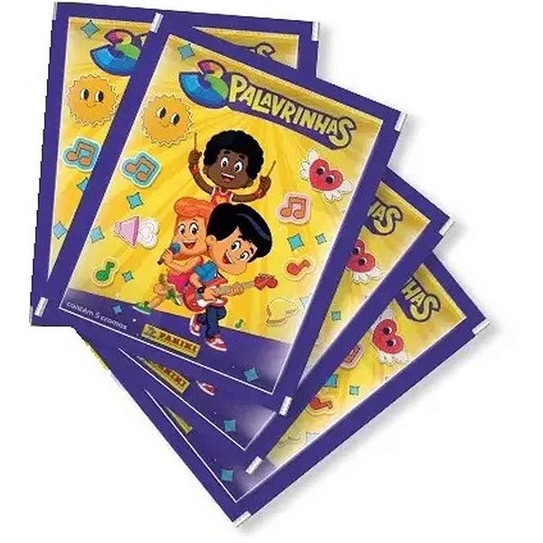 Figurinhas 3 Palavrinhas Envelope com 5 Unidades – Pacote com 20 Envelopes