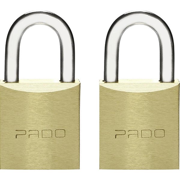 Cadeado Convencional SM 2LT-20MM com 4 Chaves Blister com 2