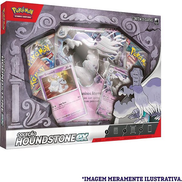 Jogo de Cartas Pokemon BOX Houndstone EX