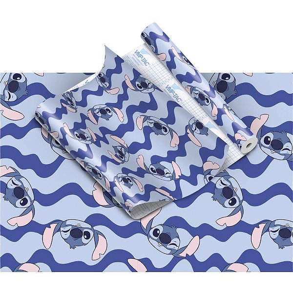 Plástico Adesivo 45CM X 10M STITCH Rolo