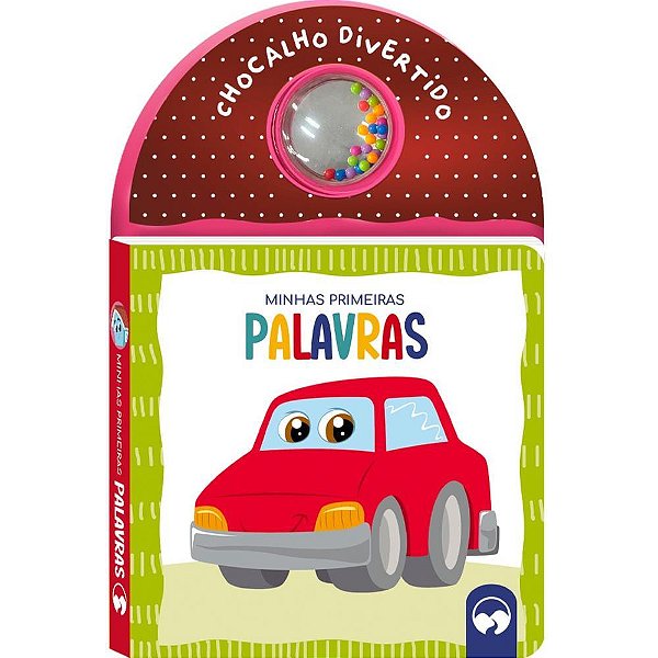 Livro Brinquedo Ilustrado Chocalho Divertido Palavrinhas