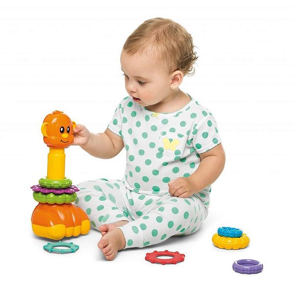 Brinquedo Educativo Zoo Argolas