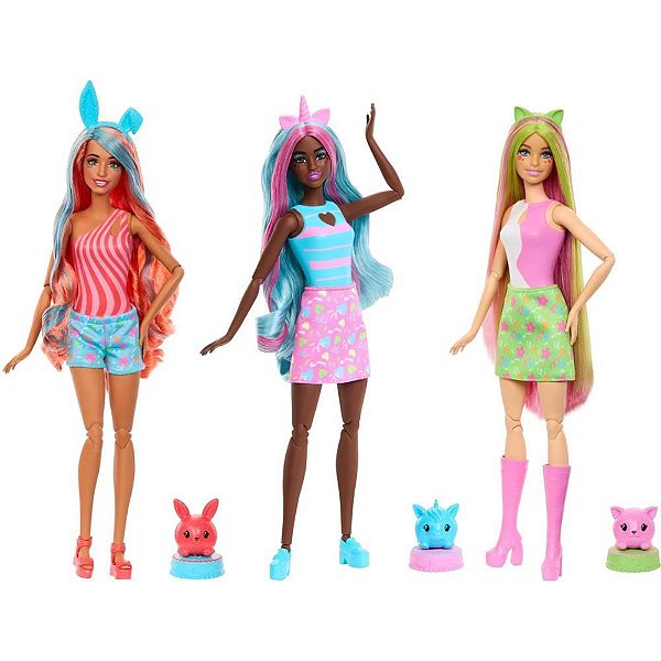 Barbie Reveal Color POP Série Milkshake Surpresa Caixa com 4