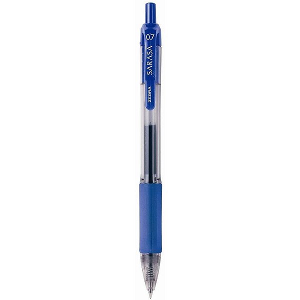 Caneta Esferográfica Sarasa 0.7MM GEL Azul Caixa com 12