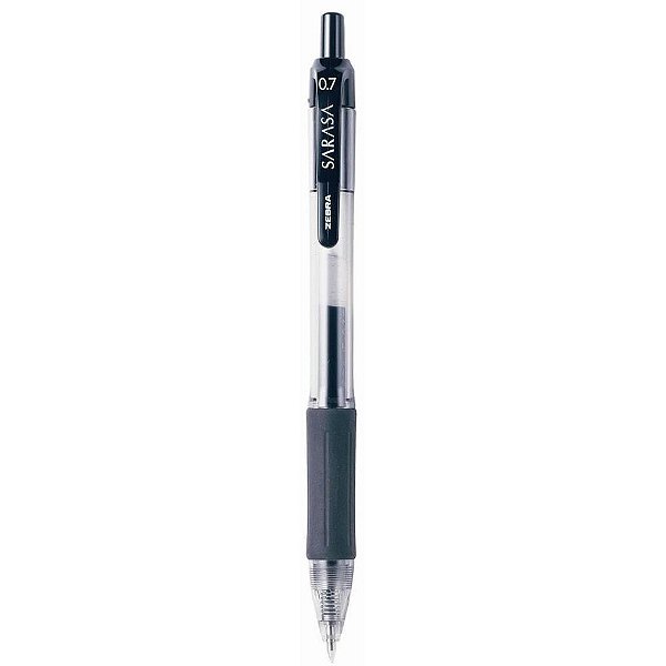 Caneta Esferográfica Sarasa 0.7MM GEL Preto Caixa com 12