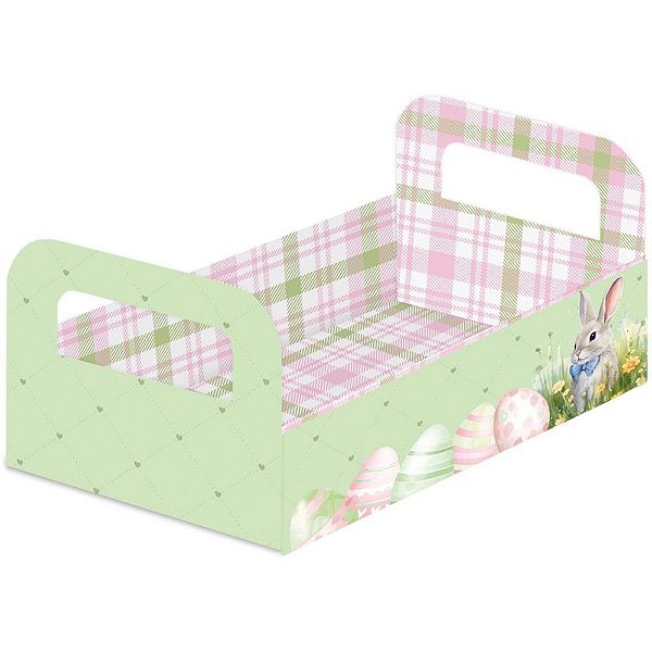 Cesta de Papel Páscoa Rabbit M Pacote com 3 Unidades