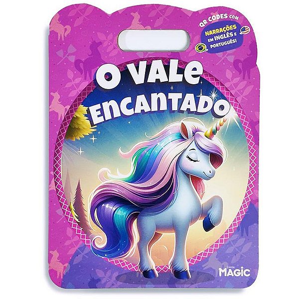 Livro Infantil Ilustrado o Vale Encantado Bilingue