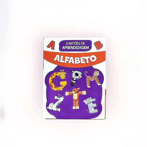 Livro Pedagógico Alfabeto Cartão Aprendizagem