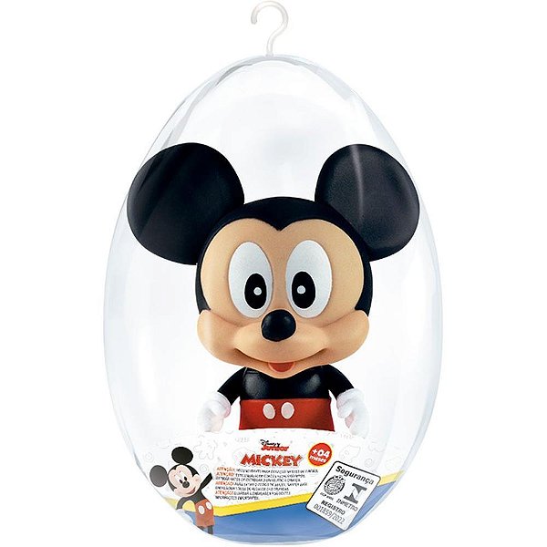 OVO com Brinquedo Mickey 12CM Intermediário Boneco de Vinil