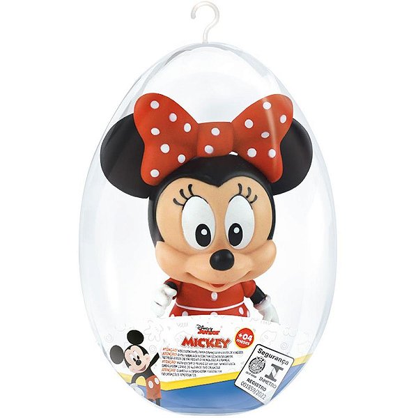 OVO com Brinquedo Minnie 12CM Intermediário Boneco de Vinil