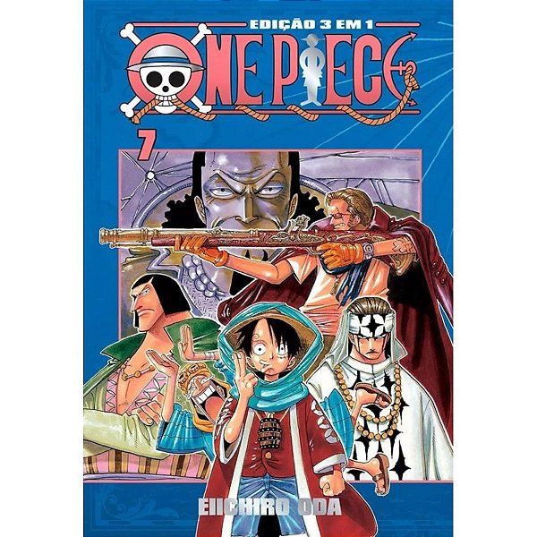Livro Mangá ONE Piece 3 em 1 Nº 07
