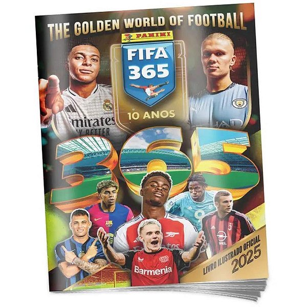 álbum de Figurinhas Fifa 365 2025 Edição Comemorativa 10 ANOS