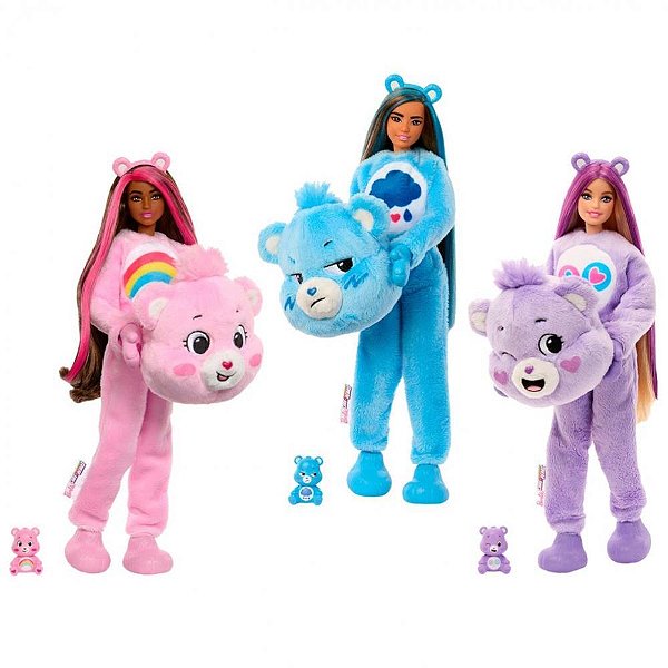 Barbie Reveal Cutie Série Ursinhos Carinhosos Caixa com 4 Bonecas e 10 Surpresas