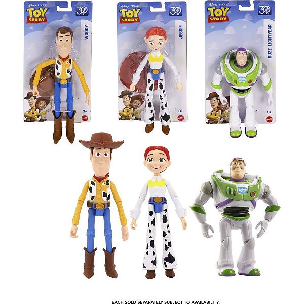 Boneco e Personagem TOY STORY Básico 24CM com 13 Articulações