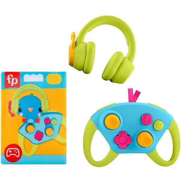 FISHER-PRICE Newborn TOYS Conjunto de Jogos Mini Gamer com Acessórios