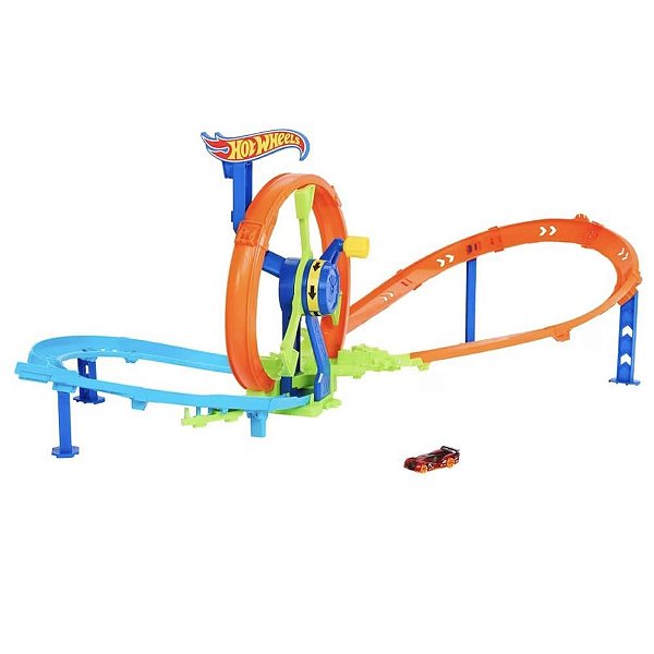 Hot Wheels Pista Action Desafio Turbina de Ação com Carrinho 1:64