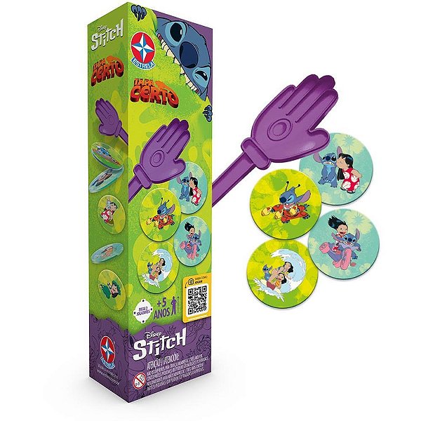 Jogo STITCH Tapa Certo – Diversão Rápida e Interativa