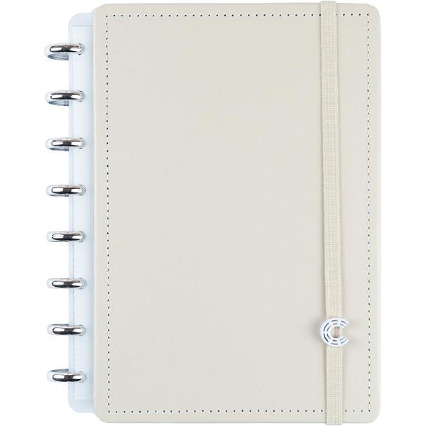 Caderno Inteligente A5 Latte 80 Folhas com Discos Removíveis