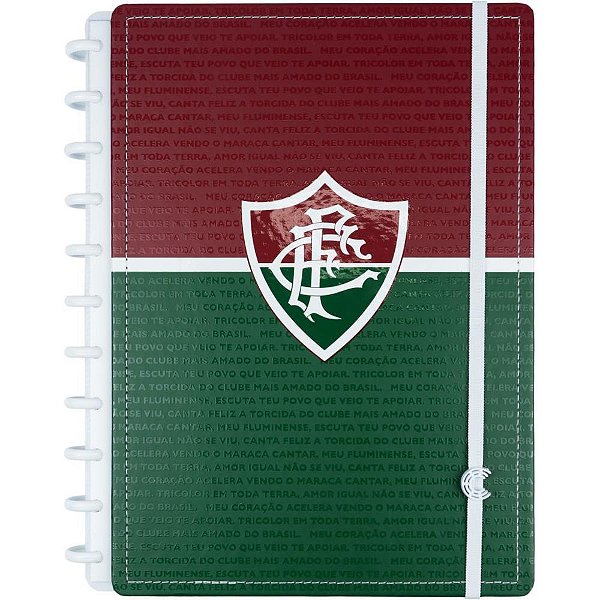 Caderno Inteligente Grande Fluminense 80 Folhas com Discos Oficiais