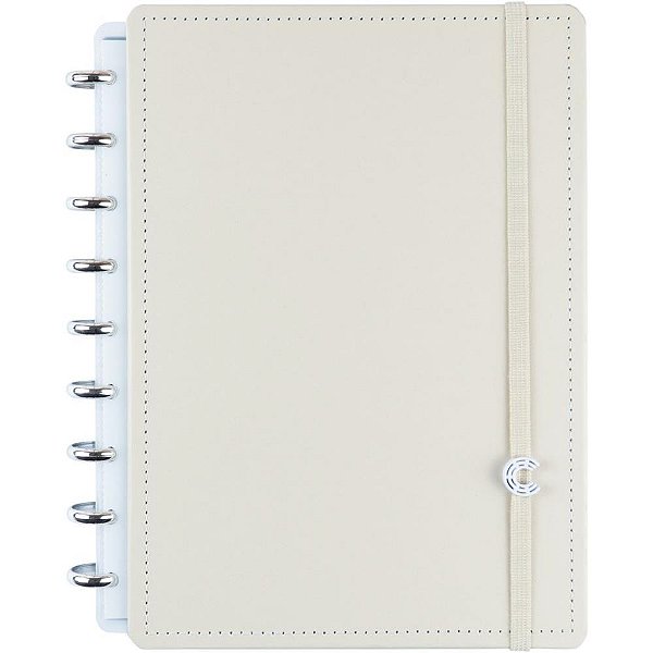 Caderno Inteligente Médio Latte 80 Folhas com Discos Removíveis