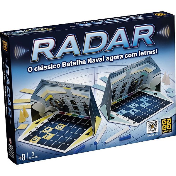 Jogo de Tabuleiro Radar com Letras