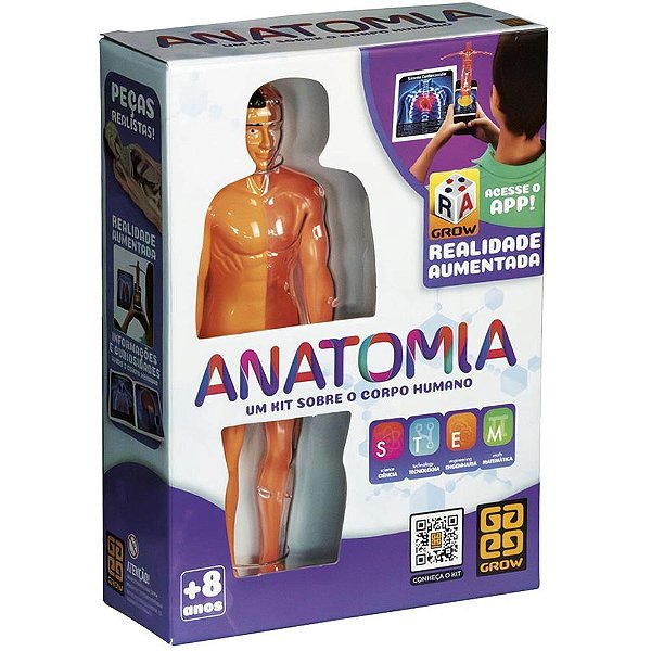 Jogo Diverso Anatomia – Corpo Humano com Realidade Aumentada