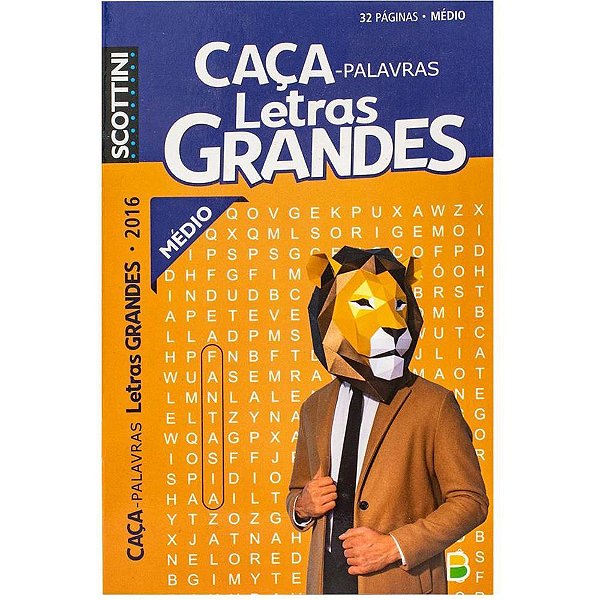 Livro de Atividades CAÇA-PALAVRAS Médio Nº2016 32 Páginas Pacote com 10