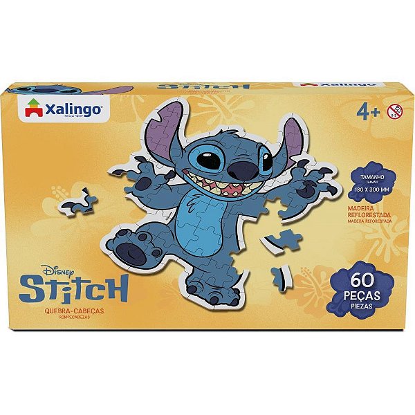 QUEBRA-CABEÇA Madeira STITCH 60 Peças