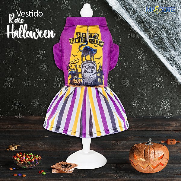Ref. 893 - Vestido Roxo Halloween (ZW37337J3)