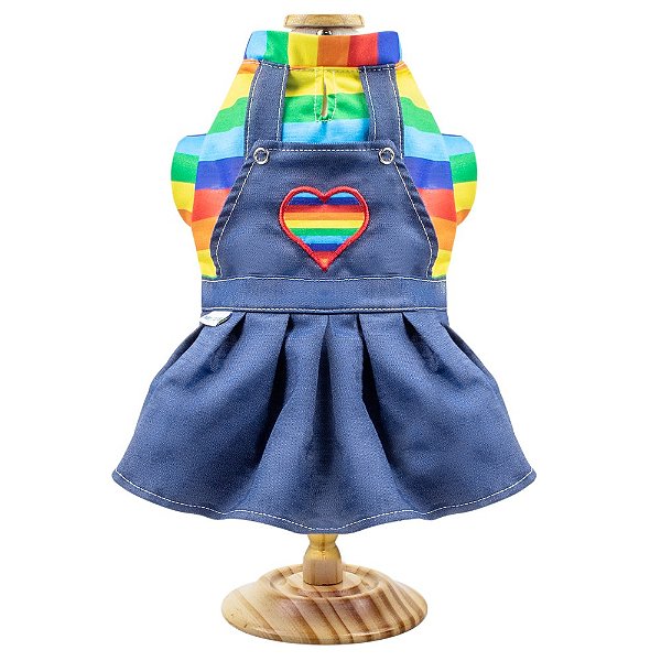 Ref: 961 Vestido Arco-íris (8T2J73VLW)