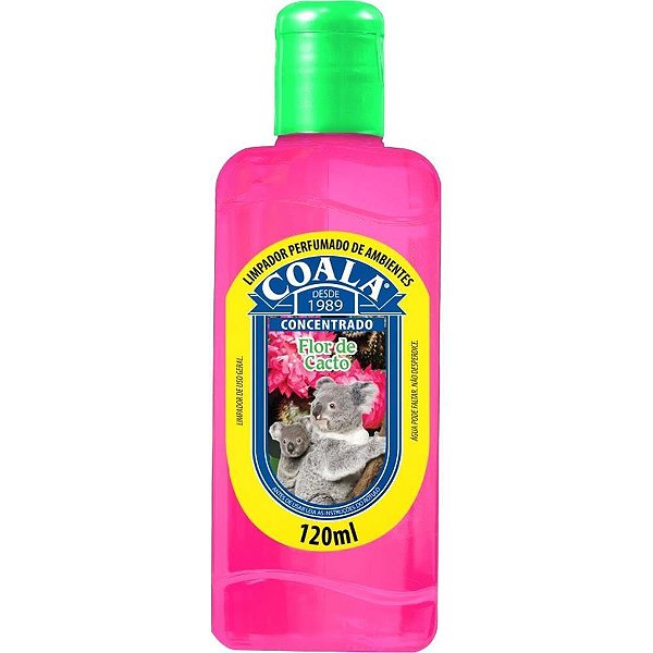 Limpador Perfumado Coala FLOR de Cacto 120ML Pacote com 3 Unidades